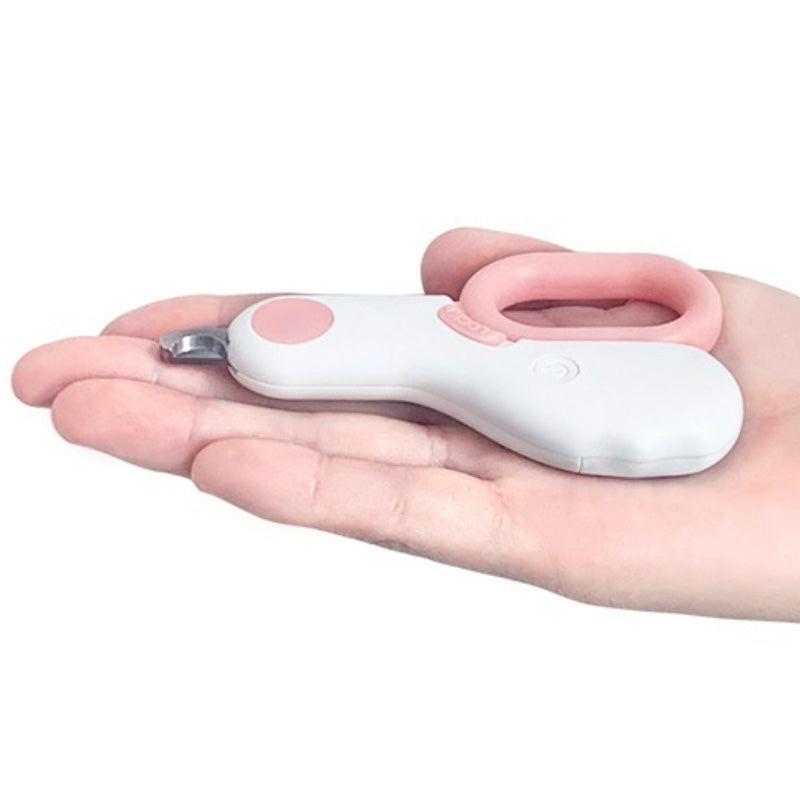 Ergonomic claw clipper LED lamp stainless steel