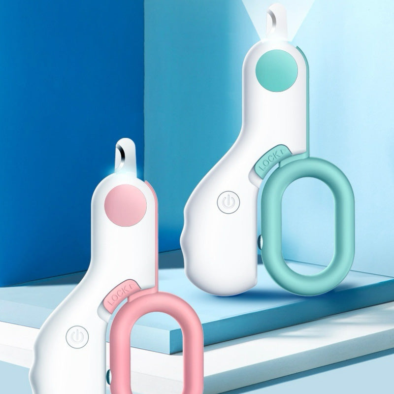 Ergonomic claw clipper LED lamp stainless steel