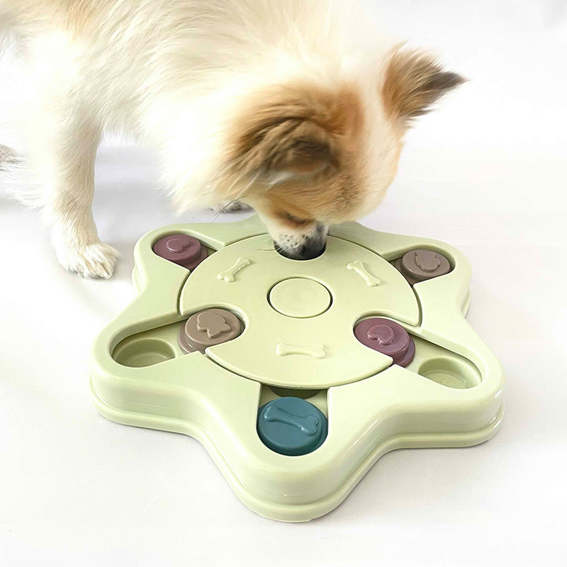 Dog puzzle activation toy for treats