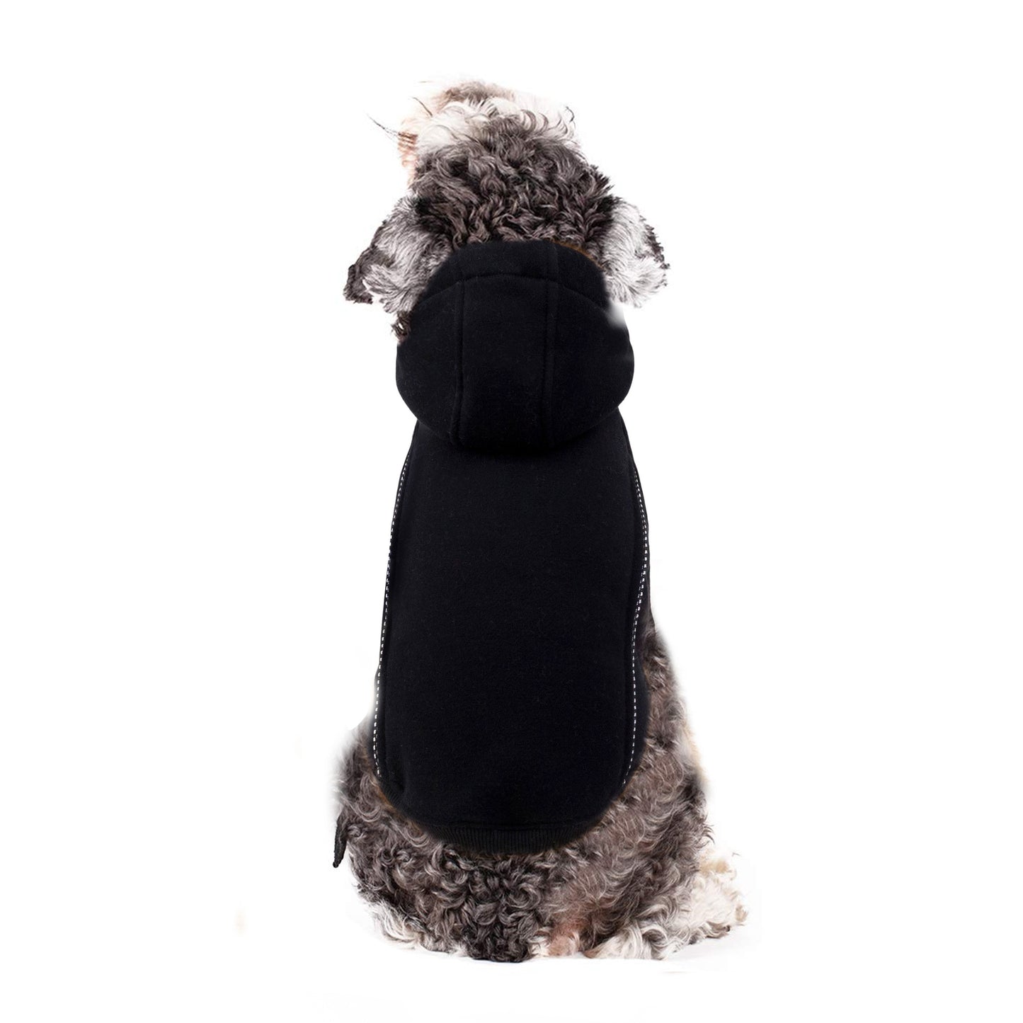 Fleece-lined hoodie in cotton blend for dogs