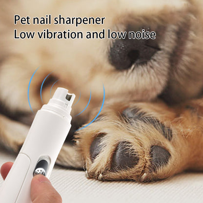 Quiet electric nail file with 3 ports