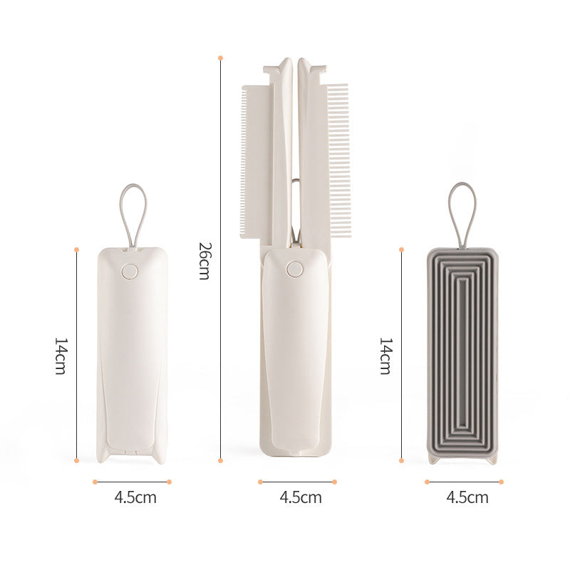 3-in-1 retractable cat combs and cat deshedding