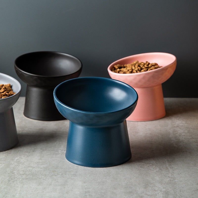 Heavy-duty ceramic food and water bowl