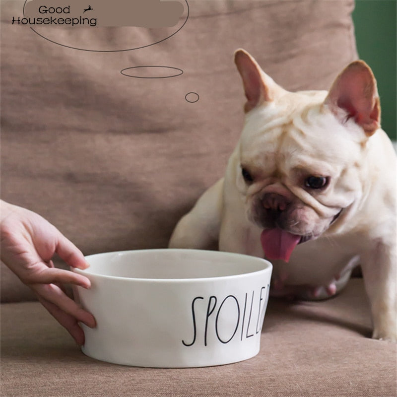 Ceramic food and water bowl – available in three sizes