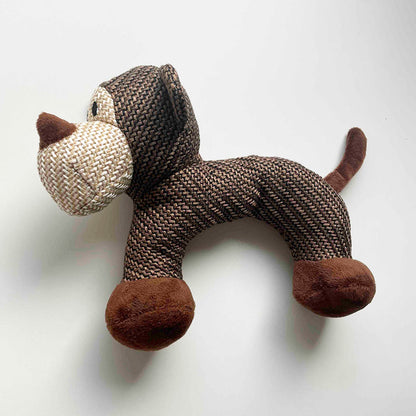 Elegant soft toy with squeaking sound for dogs