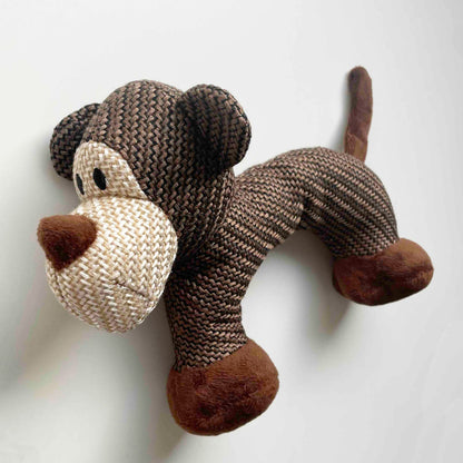 Elegant soft toy with squeaking sound for dogs