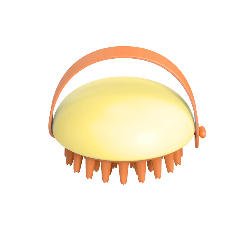 Massage brush with 3D spikes for bath time