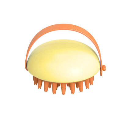 Massage brush with 3D spikes for bath time