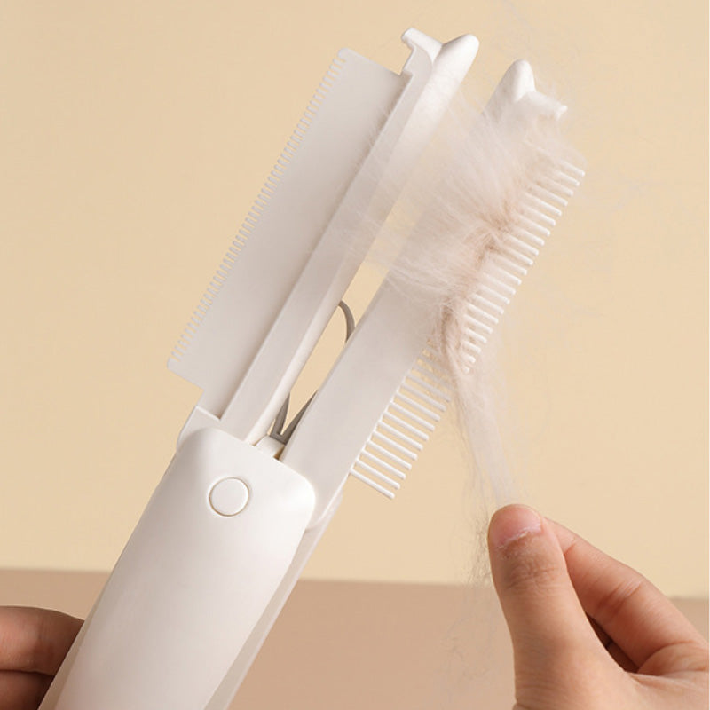 3-in-1 retractable cat combs and cat deshedding