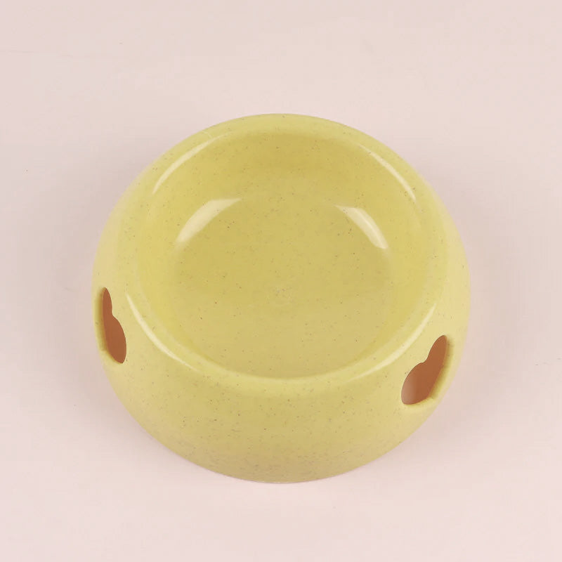 Practical heart food bowl in soft colors