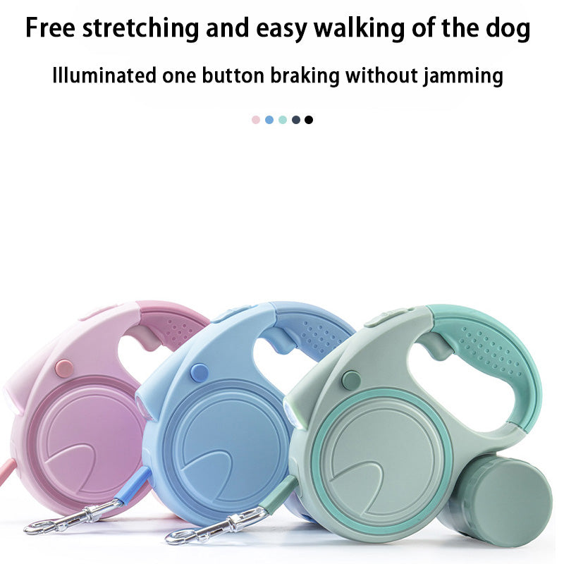 Multifunctional automatic 5 meter roller leash