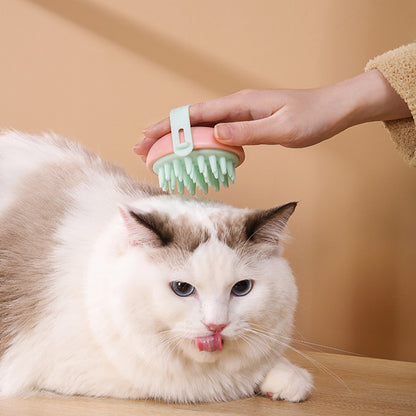 Massage brush with 3D spikes for bath time