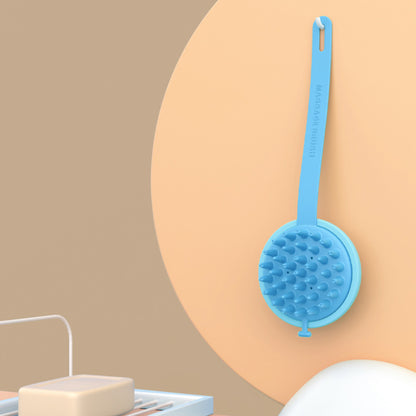 Massage brush with 3D spikes for bath time